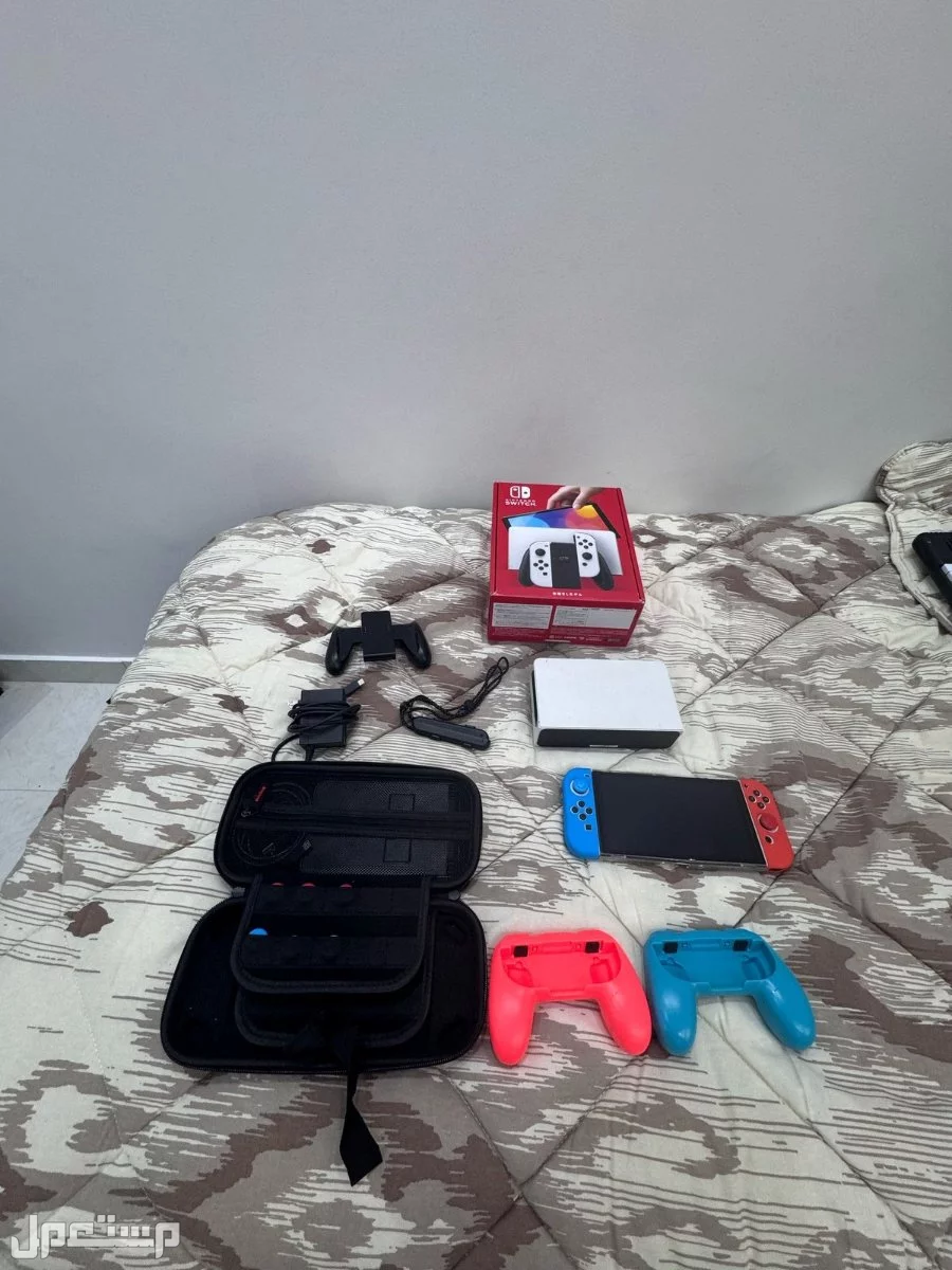nintendo switch oled full bundle with 512gb في الرياض بسعر 1150 ريال سعودي