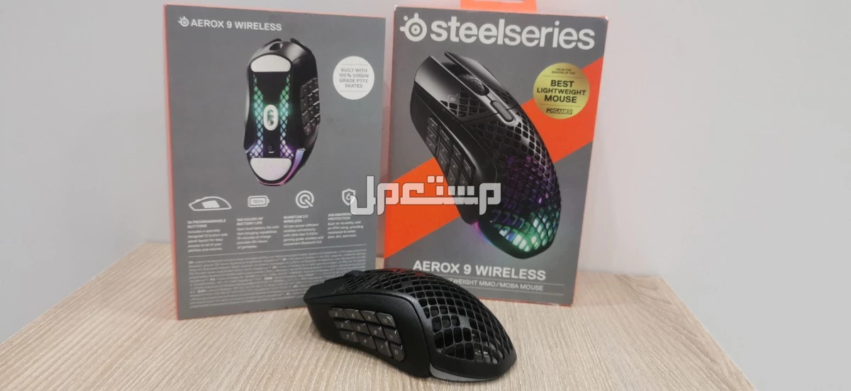 ماوس steelsreies جديد انما فتح الكرتون للتجربة