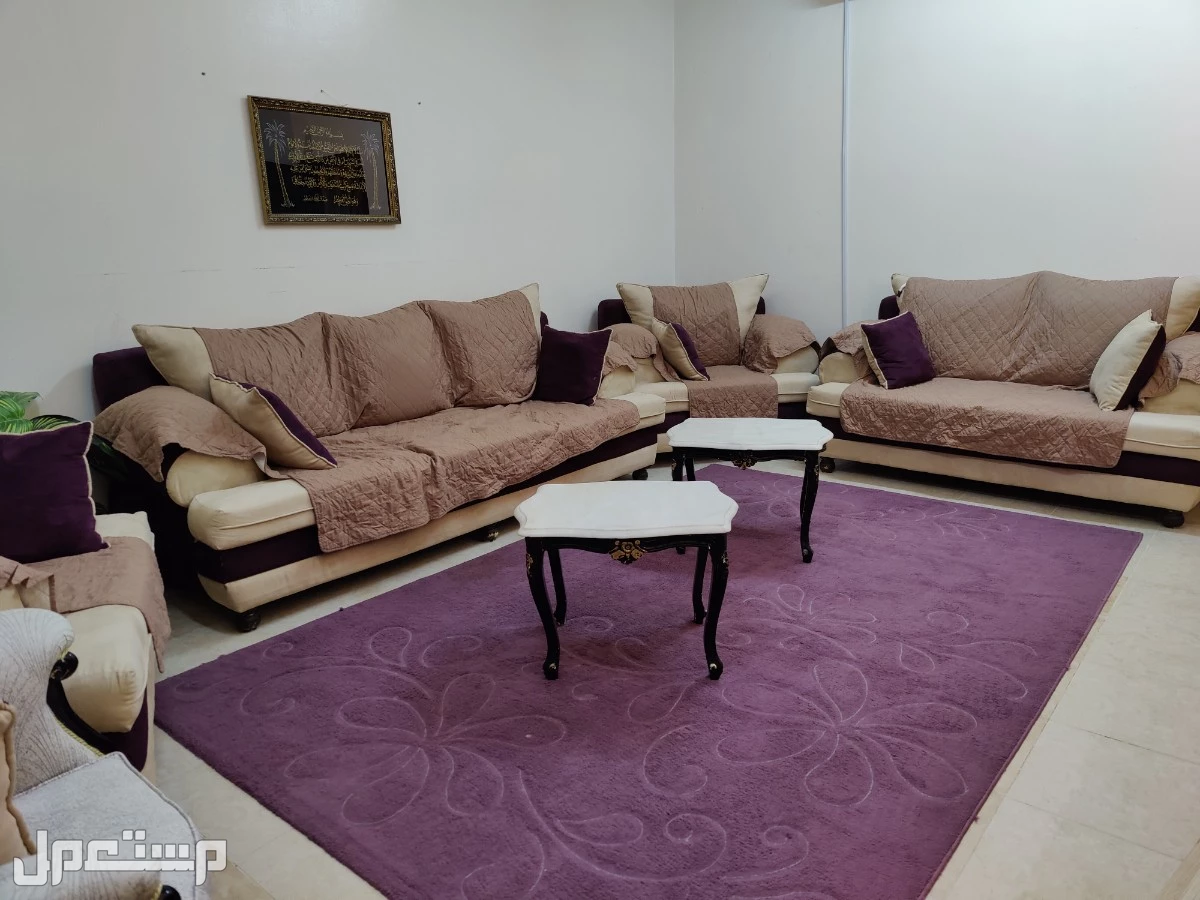 كنب أمريكي بحالة ممتازة في الرياض حي الروضة مخرج 11