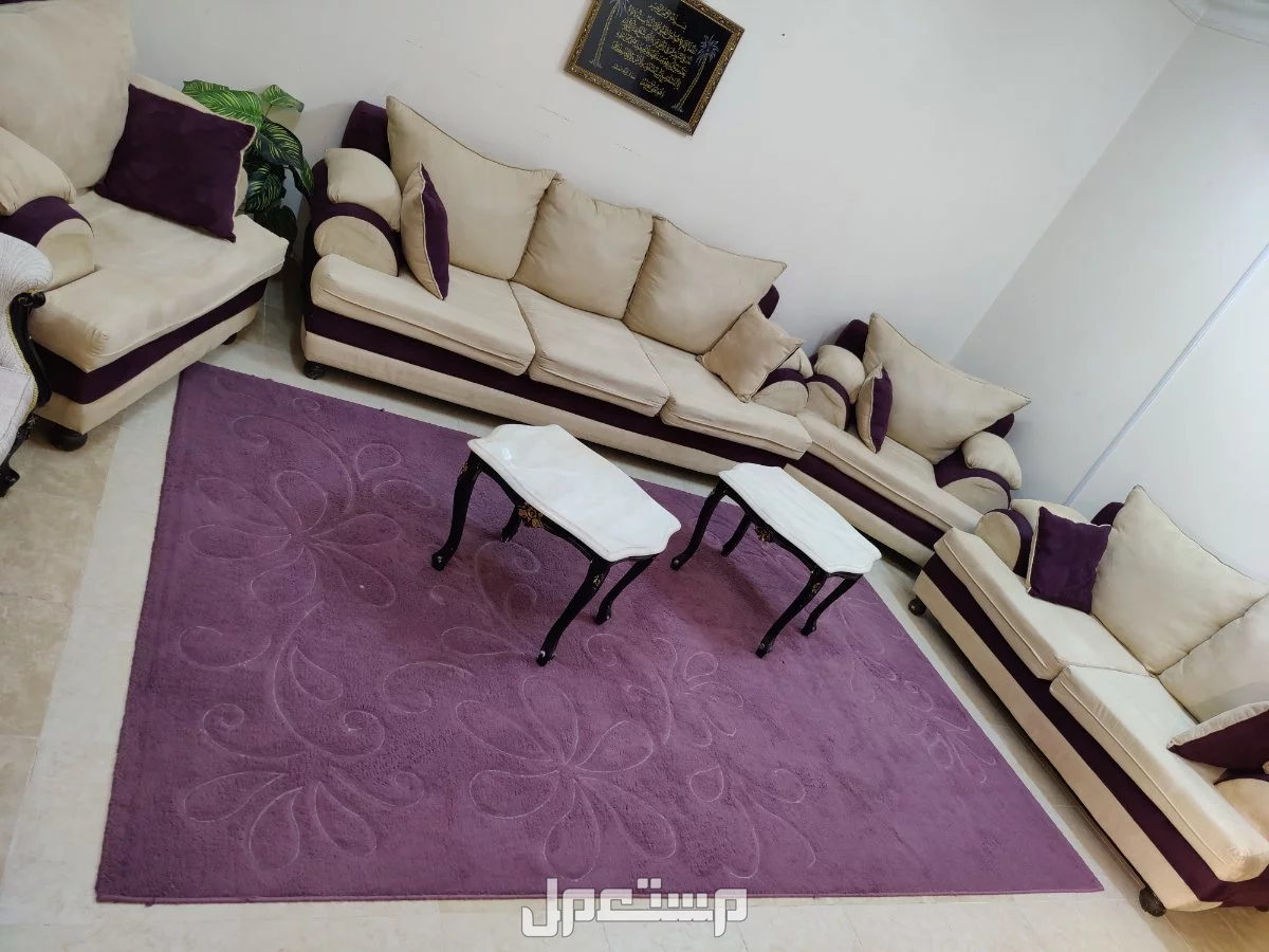 كنب أمريكي بحالة ممتازة في الرياض حي الروضة مخرج 11