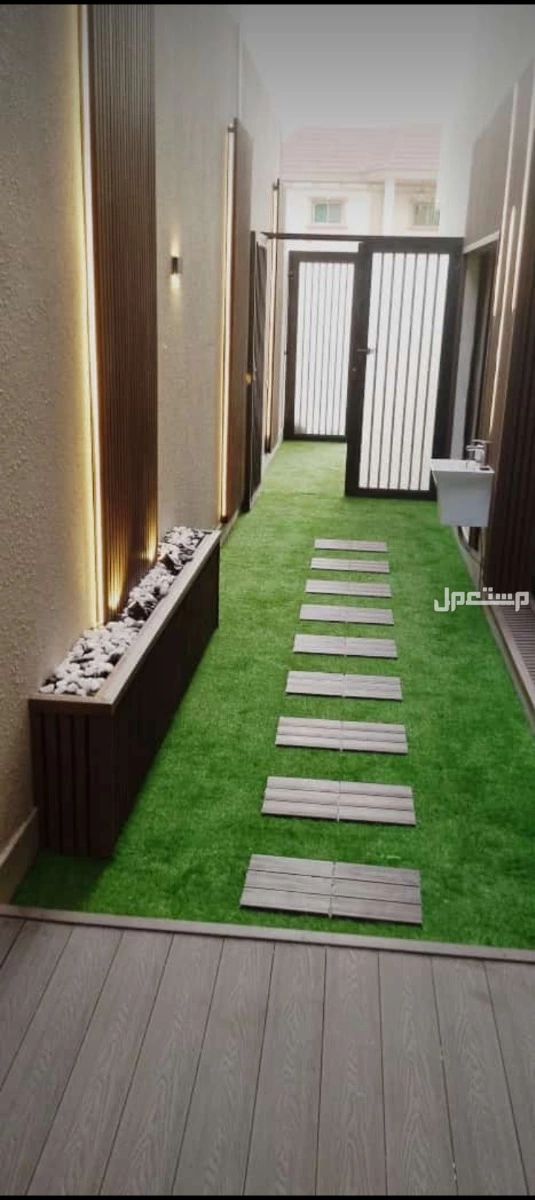فن الجود بديل خشب وعشب صناعية نجيله