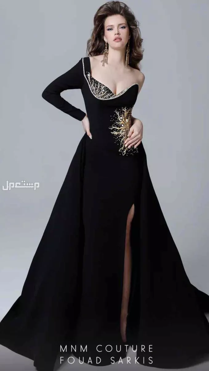 فستان اسود من فؤاد سر كيس للبيع