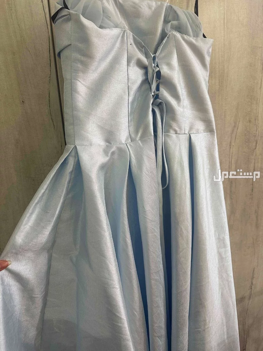 فستان زواج بناتي لون سماوي مقاسM-L بسعر300شريته ب 600 فستان زواج بناتي