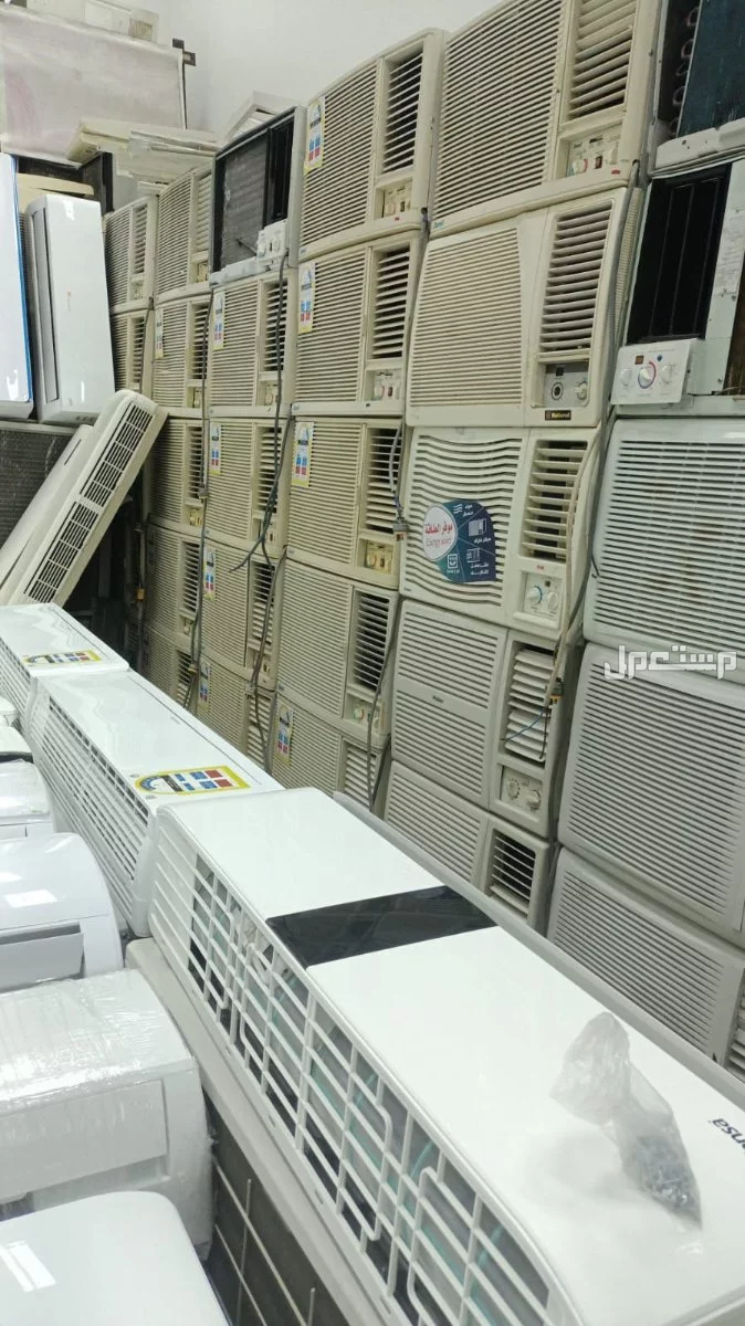 للبيع جميع انواع مكيفات اسبلت وشباك مستعمله شبه جديده مع ضمان تركيب وتوصيل