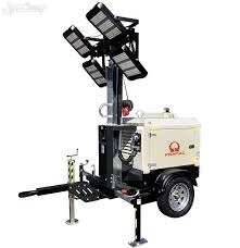 تاور لايت إيجار ابراج انارة أعمال المشاريع الكبيره للمواقع كشفات مولد كهرباء متنقل  Tower Light Rental Lighting Towers Site Lighting Mobile Generator Inspections Project Works الخرج القصيم