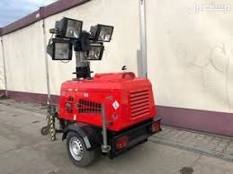 تاور لايت إيجار ابراج انارة أعمال المشاريع الكبيره للمواقع كشفات مولد كهرباء متنقل  Tower Light Rental Lighting Towers Site Lighting Mobile Generator Inspections Project Works الخرج القصيم