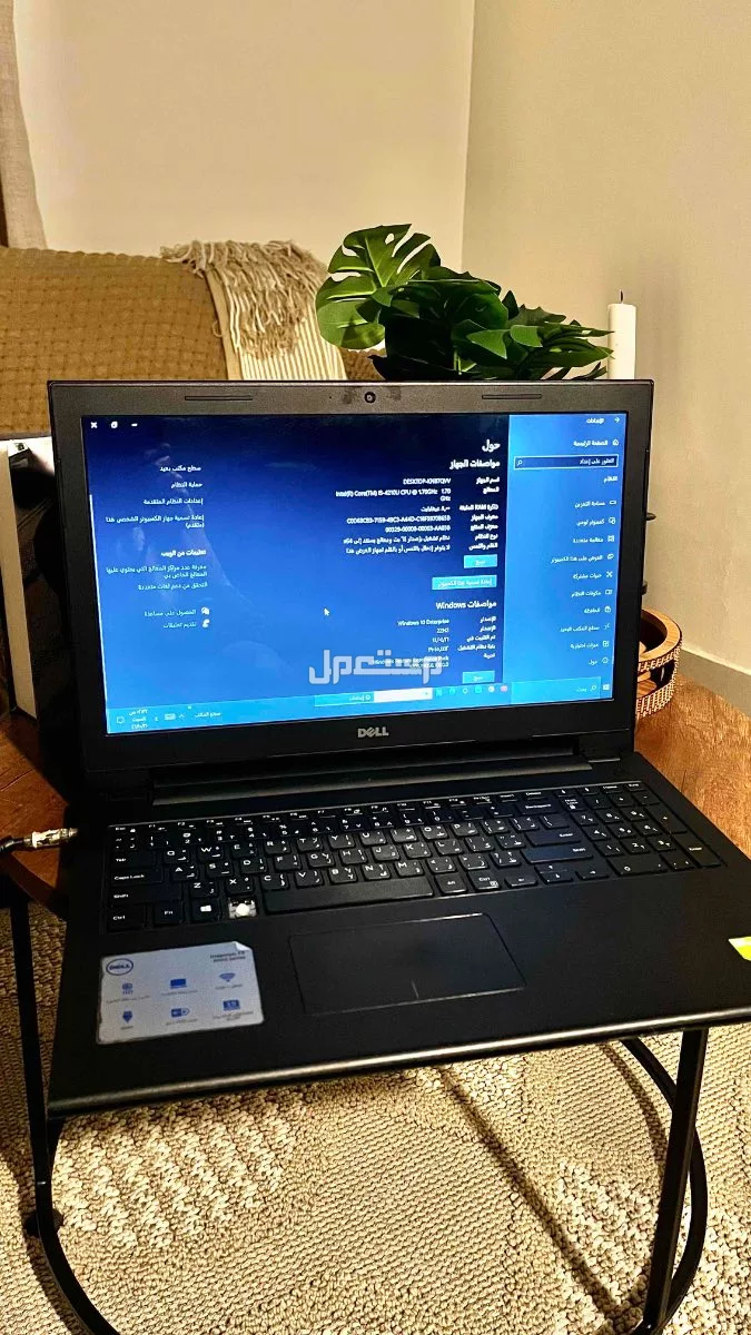 للبيع لابتوب dell بسعر 600 ريال سعودي ماركة ديل في جدة بسعر 600 ريال سعودي