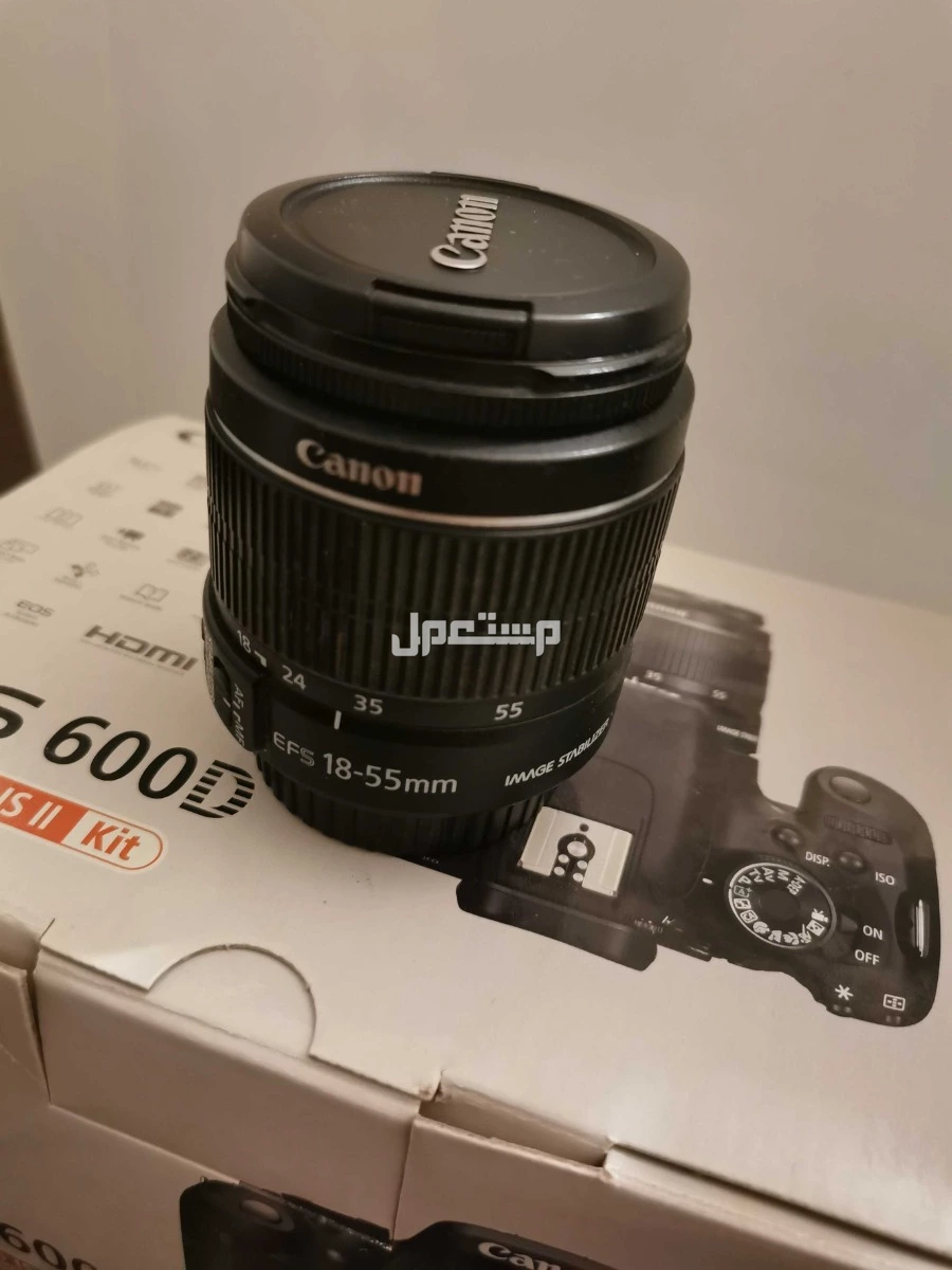 كاميرا كانون 600D بسعر 1,350 ريال سعودي