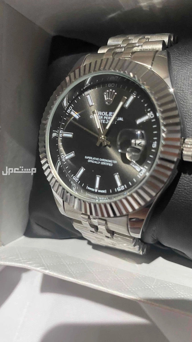 ساعة رولكس ديت جست سوداء في مكة المكرمة بسعر 250 ريال سعودي