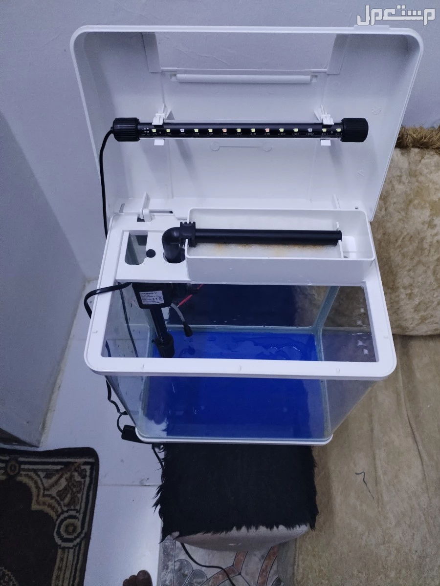 حوض اسماك وينفع للسلاحف البرمائية