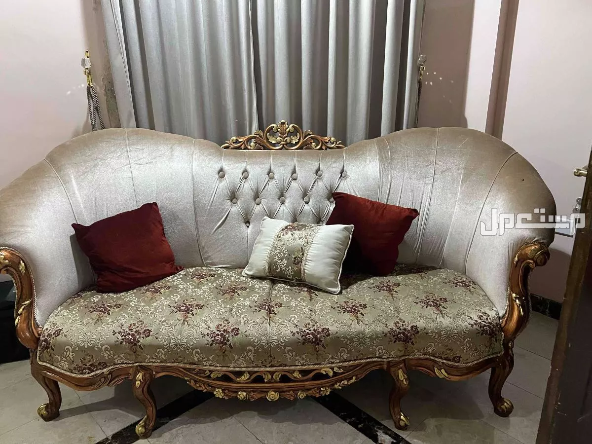 كنب  للبيع في مكة مع الطاولات ب1500 جديد