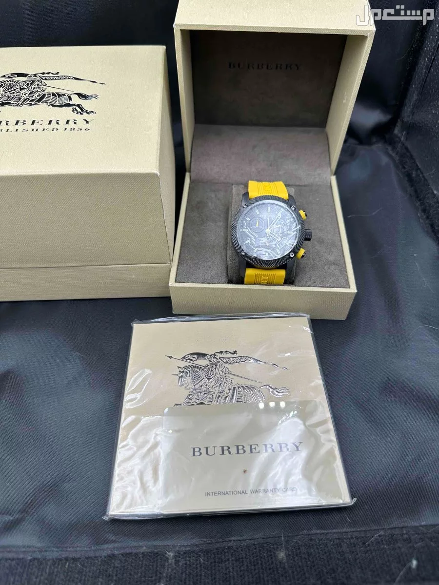 إعلان بيع ساعة Burberry Sport Chronograph BU7700 جديدة