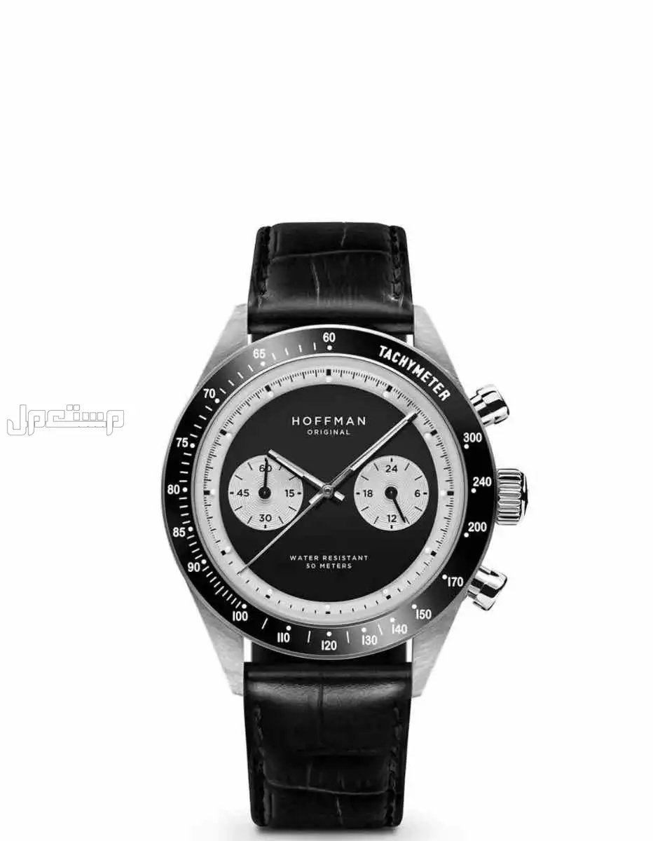 ساعة رجالية أنيقة للبيع: Hoffman RACING 40 Reverse Panda Chronograph