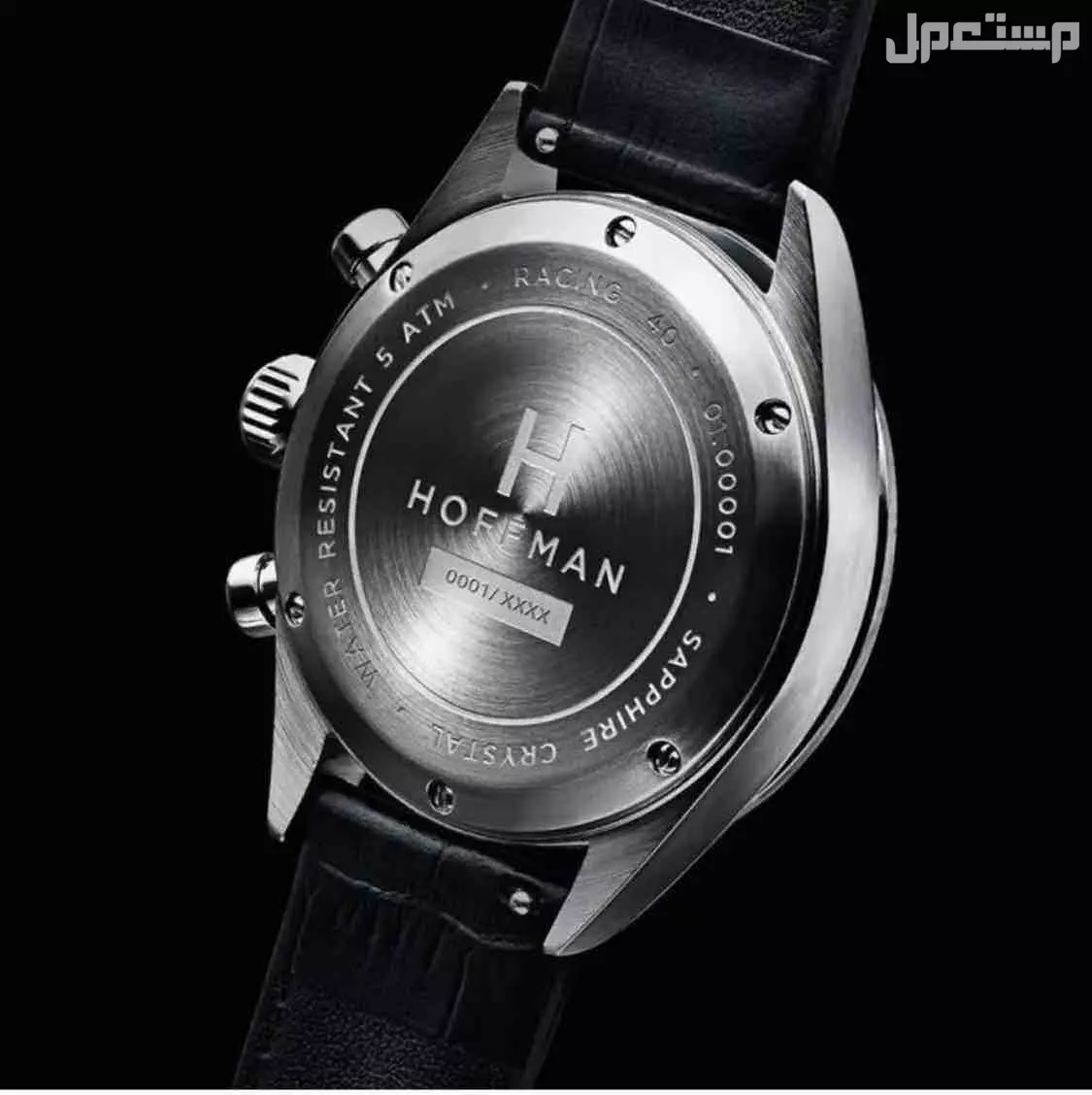 ساعة رجالية أنيقة للبيع: Hoffman RACING 40 Reverse Panda Chronograph