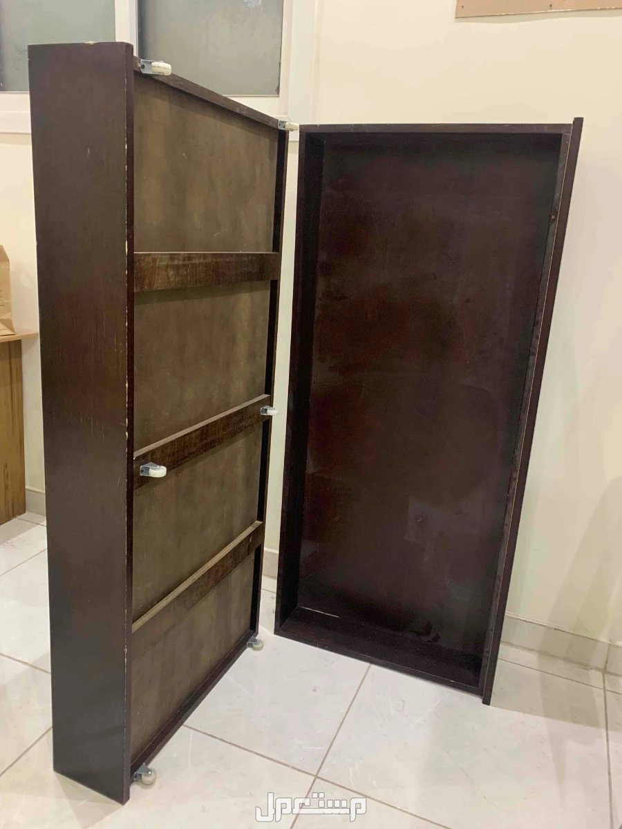 سرير زوجي حجم كنج مع درجين تحتيين كبار Bed Frame king size