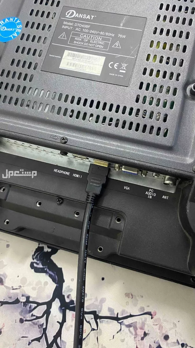 للبيع شاشة Dansat موديل DTD40BF، بحجم 40 بوصة،