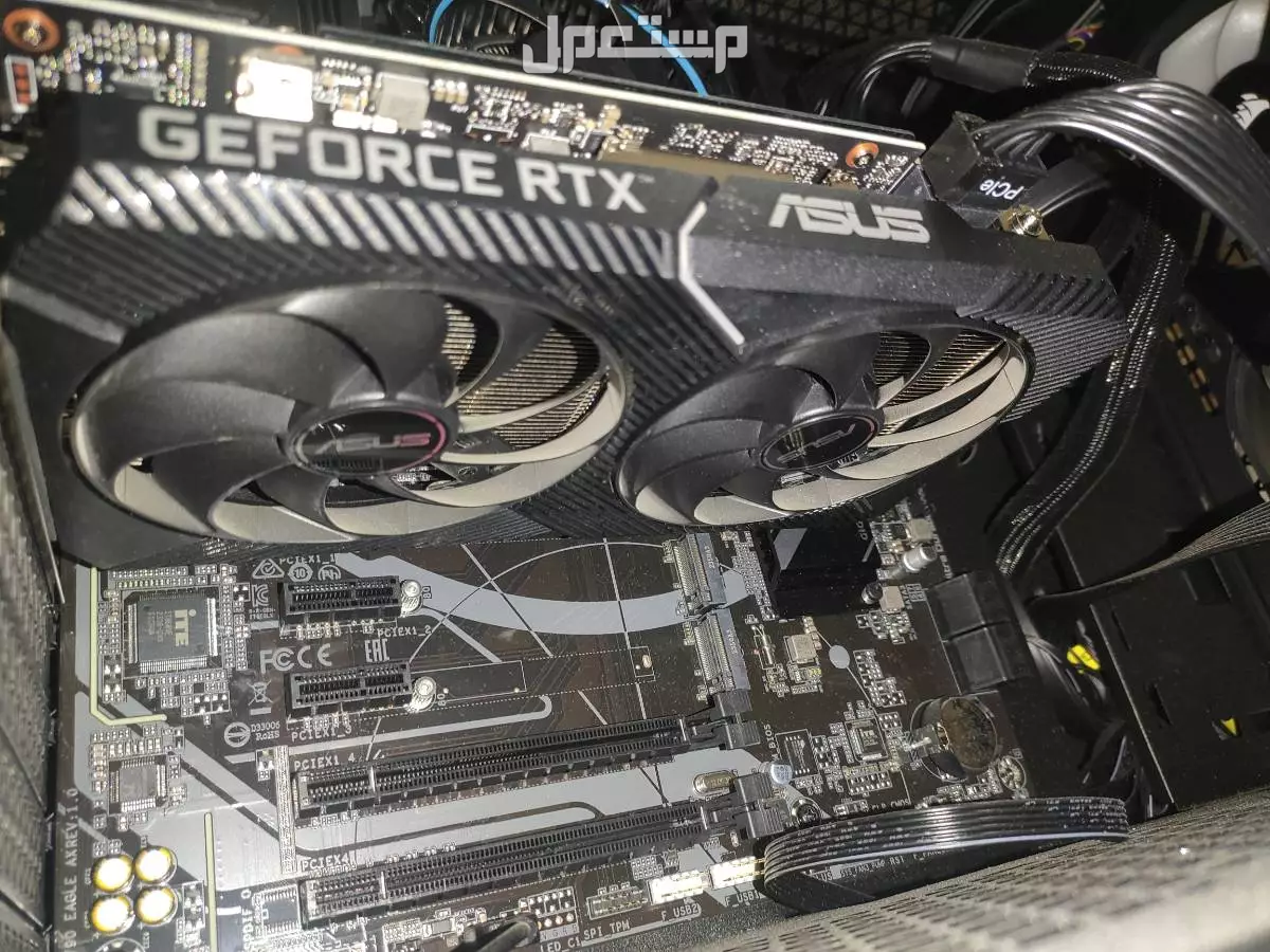 للبيع كرت شاشة asus rtx 3060 12gb