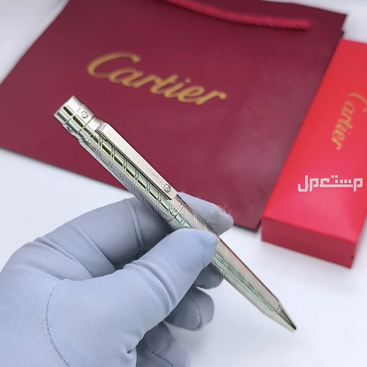جديد قلم من ماركه كارتير درجه اولى مع الملحقات السعر 130 ريال