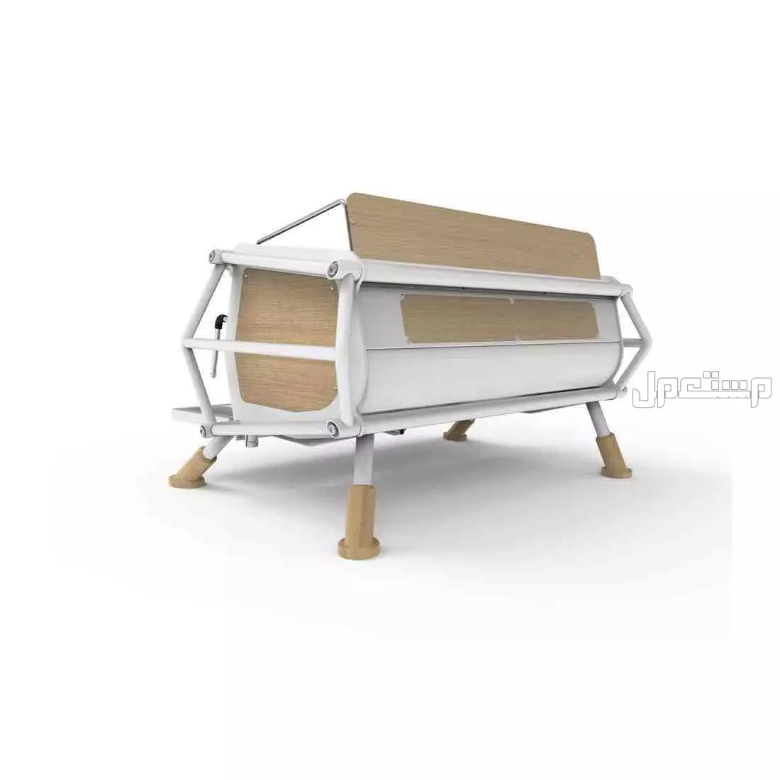 مكينة قهوة سانريمو 2 قروب  و طاحونتين Sanremo Café Racer 2g White Wood Std