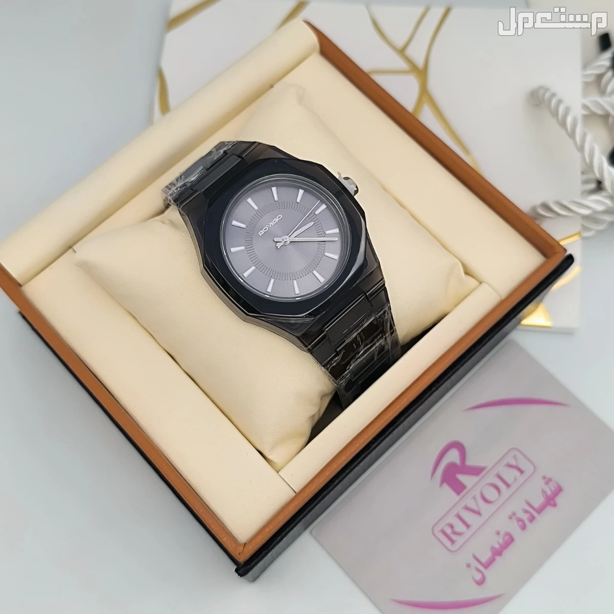 *جديدنا* *ساعه رجالي*      *كيس وعلبه وكرت*  *ضمان سنه مويه مكينة بطاريه*  *السعر120   ريال*