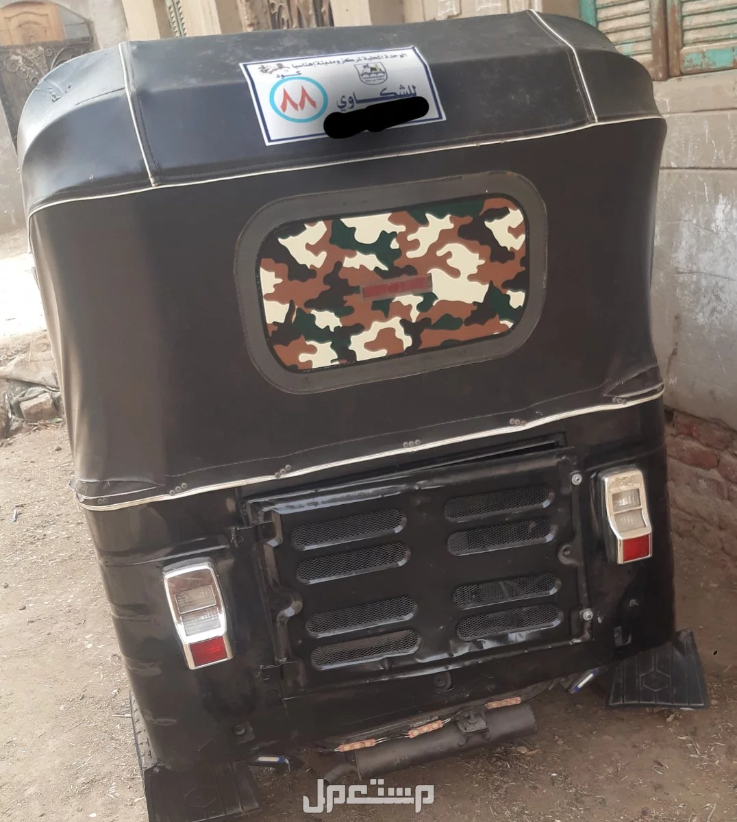 للبيع توكتوك هندي بحاله مميزه بدخله طقم صوت كامل مع زار باور بني سويف مركز اهناسيا