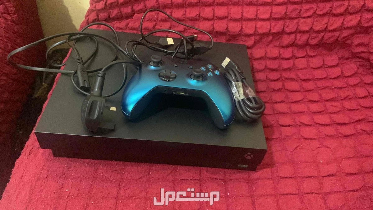‏بلاي ستيشن Xbox نظيف يد واحدة مع أغراضه وكرتون وأسلاك 🔌🔌🔌🔌🔌