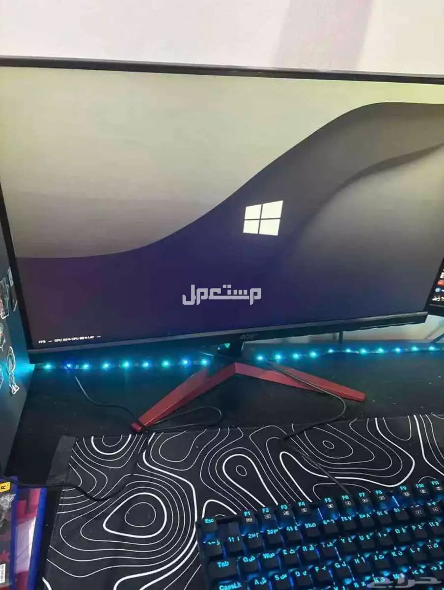 شاشه acer 165 هيرتز بسعر 650 ريال