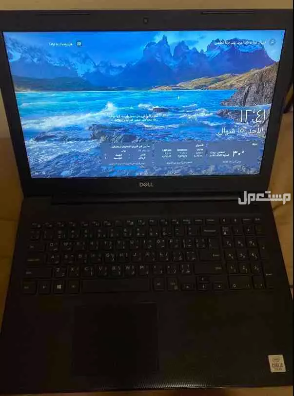 لابتوب DELL للبيع شبه جديد بسعر 1300﷼
