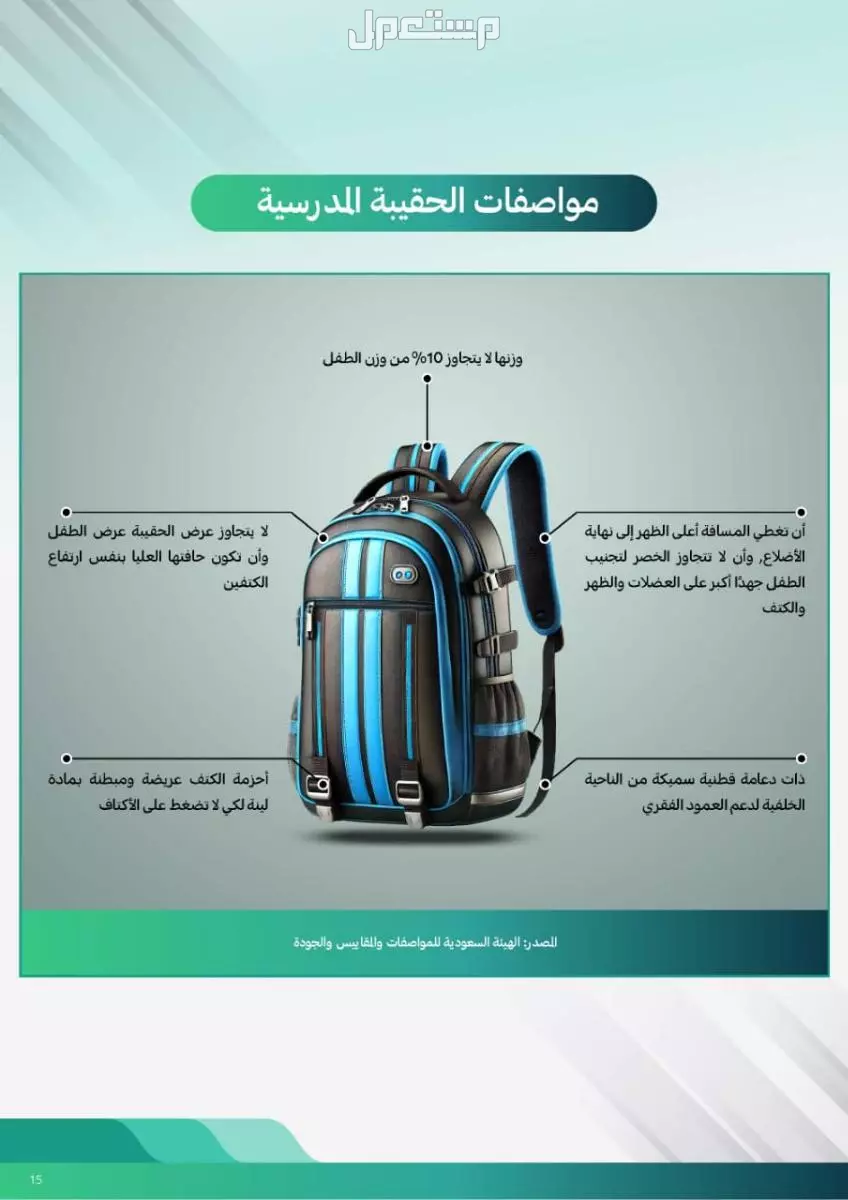 صور الزي المدرسي والرياضي الموحد الجديد في السعودية لجميع المراحل مواصفات الحقيبة المدرسية