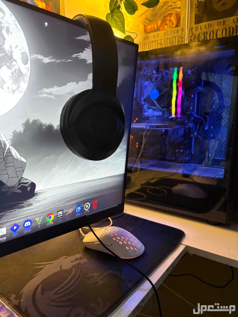 للبيع pc قيمنق فالمدينة المنوره بسعر 3200