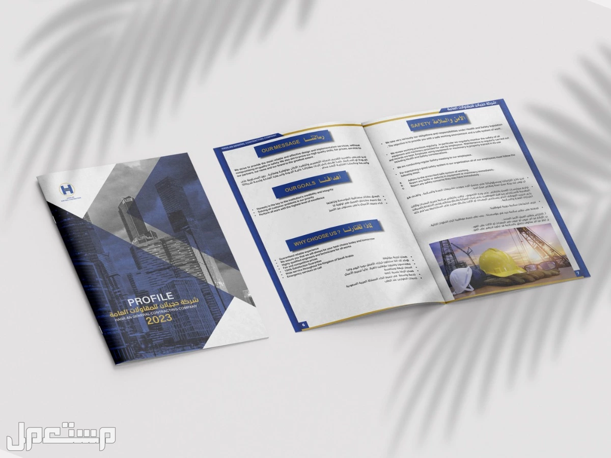 خدمة تصميم بروفايل شركة احترافي