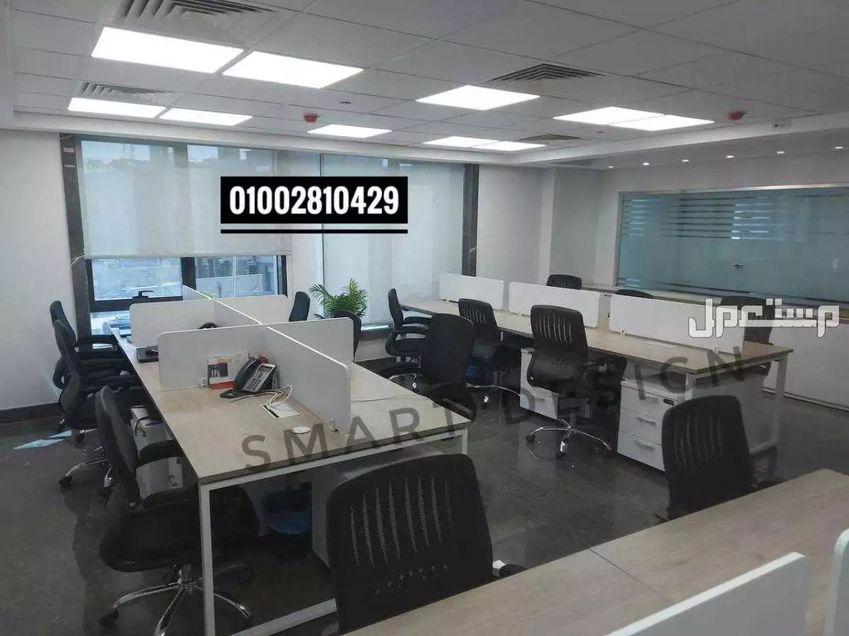 خليه عمل بارتيشن مكاتب موظفين وحدات كول سنتر مكتب ورك ستيشن work station partition desk اثاث مكتبي