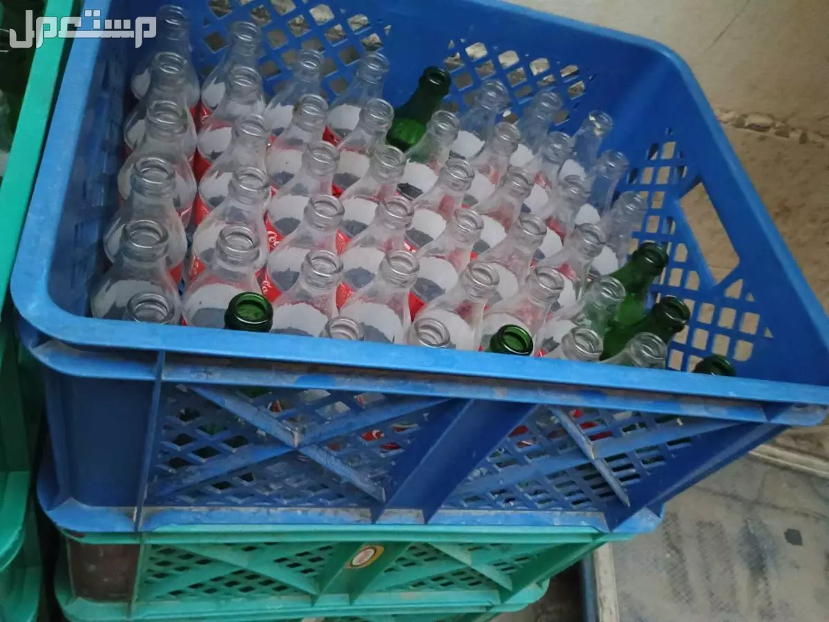 قوارير زجاج كوكاكولا واسبرايت للبيع
