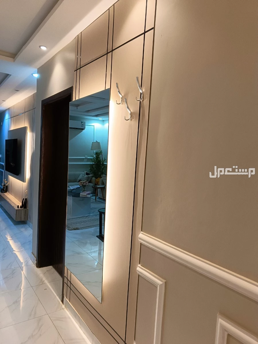 جده ديكور شاشه بلازما صالات مجالس مداخل استقبال