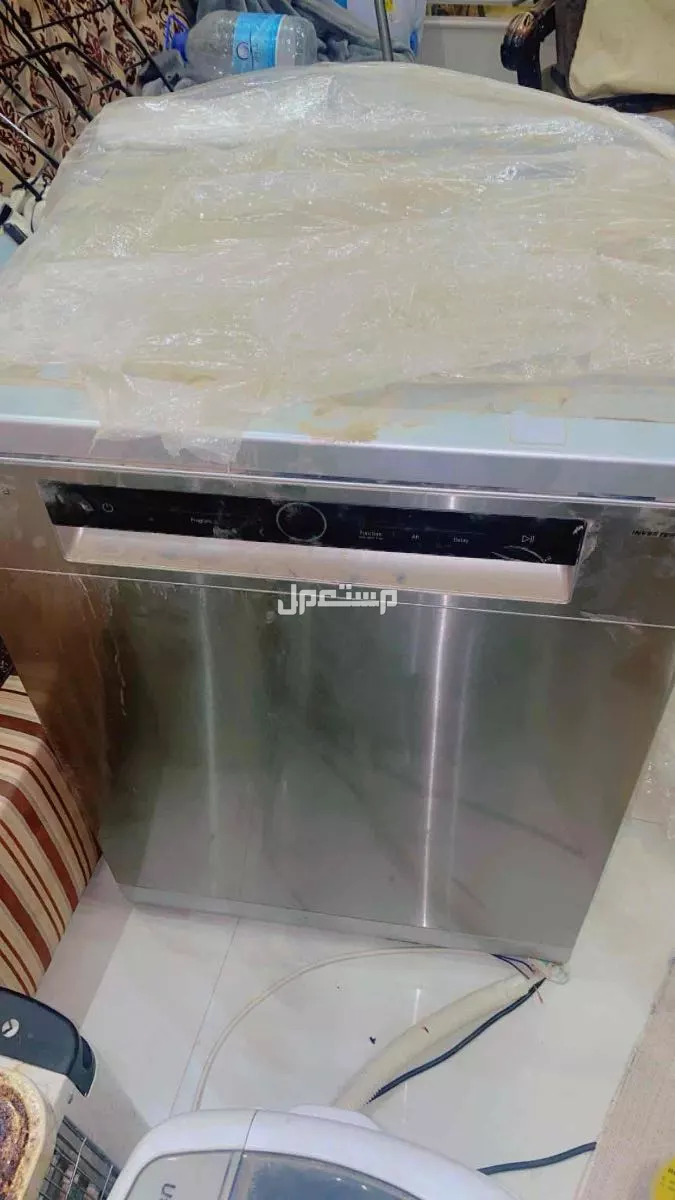 غسالة صحون ميديا 15 مكان, 8 برامج, فضي جديده