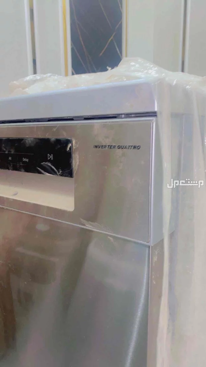 غسالة صحون ميديا 15 مكان, 8 برامج, فضي جديده
