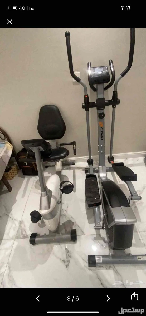 اجهزه رياضيه للبيع جديده لم تستخدم تتحمل وزن اكثر من 100كيلو  في الجبيل بسعر 1500 ريال سعودي