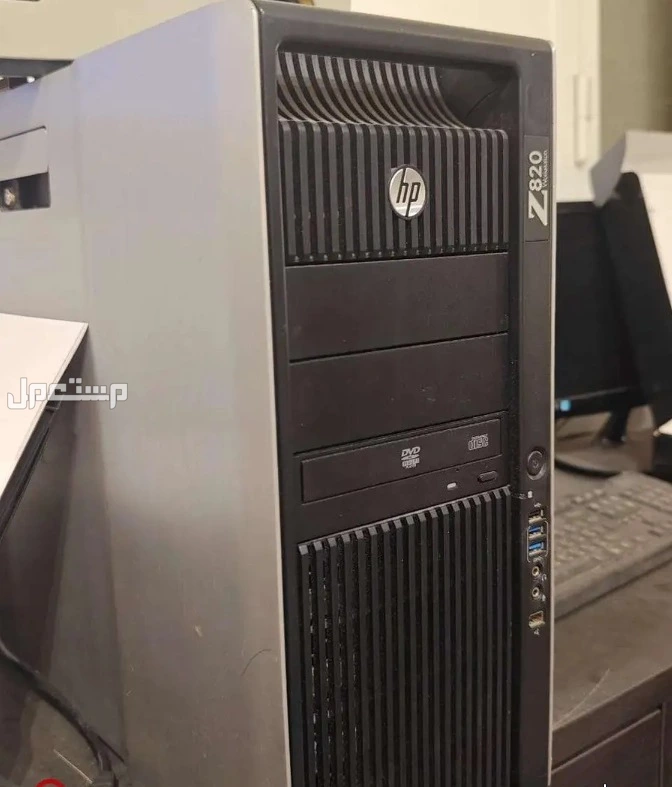 جهاز كمبيوتر مكتبي مواصفات عاليه hp z820 workstion