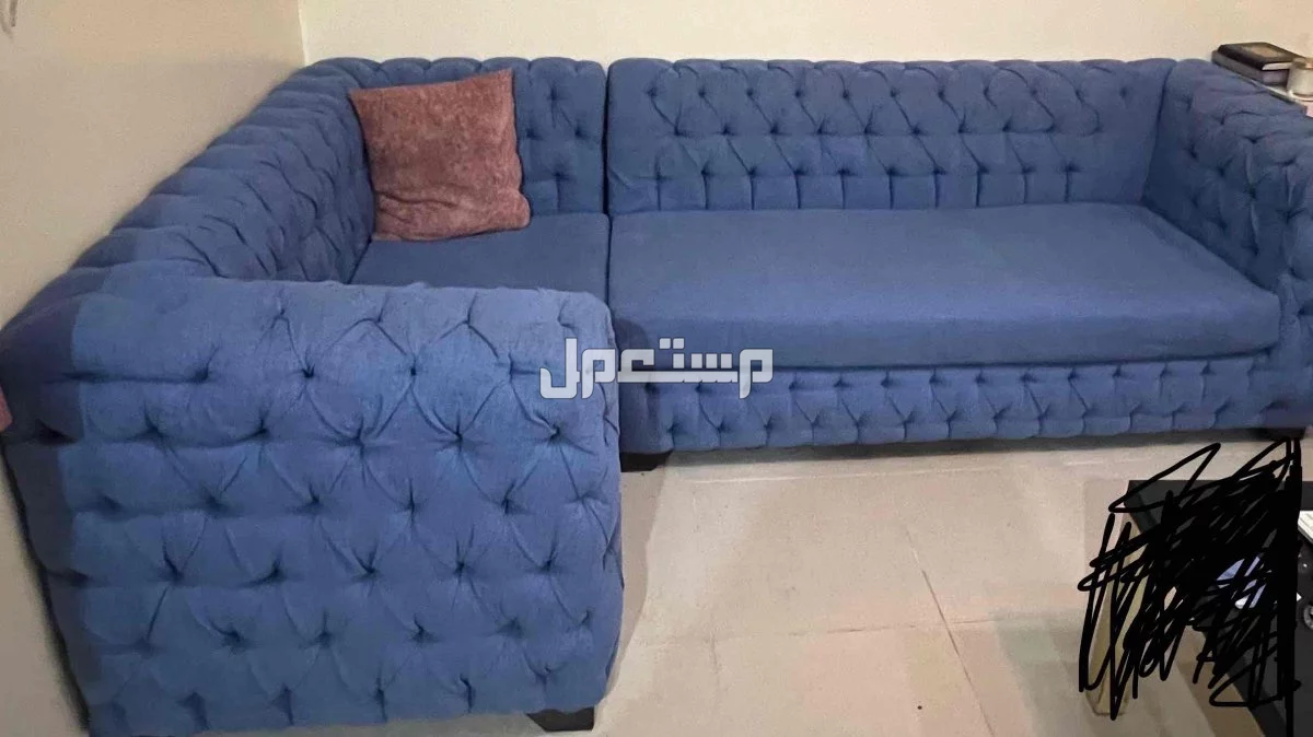 كنب للبيع في الدمام بسعر 600 ريال سعودي