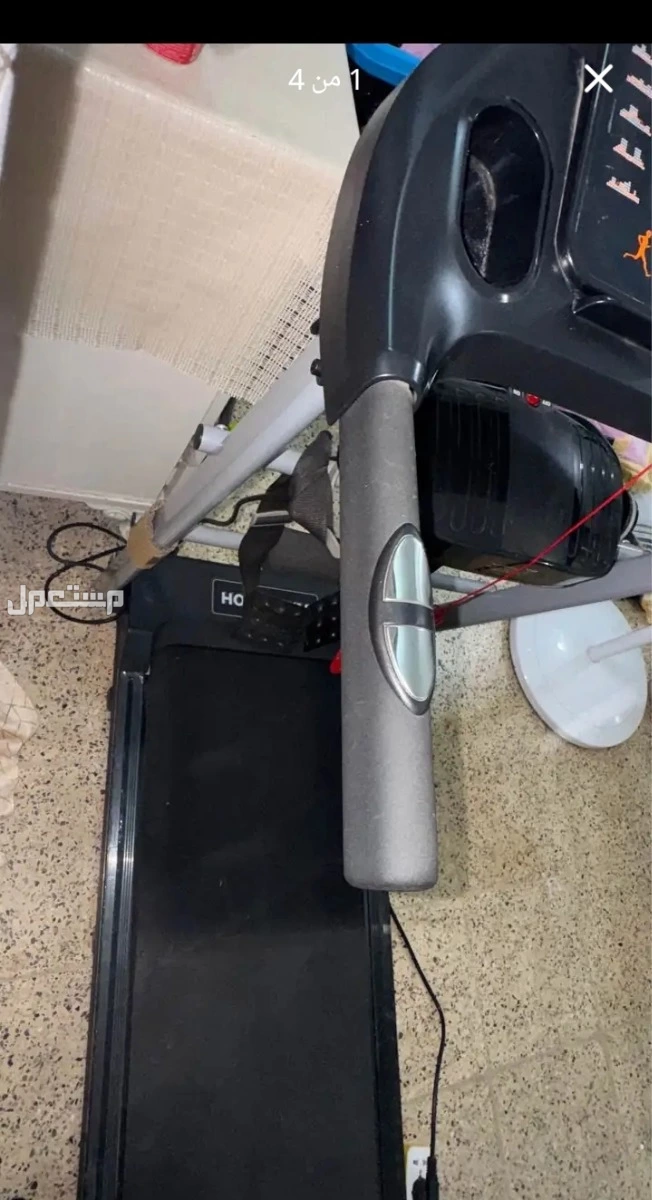 جهاز مشي رياضي من شركة House Gym يتحمل 120 كيلو استخدام شهر واحد فقط بحالة ممتازة جدا