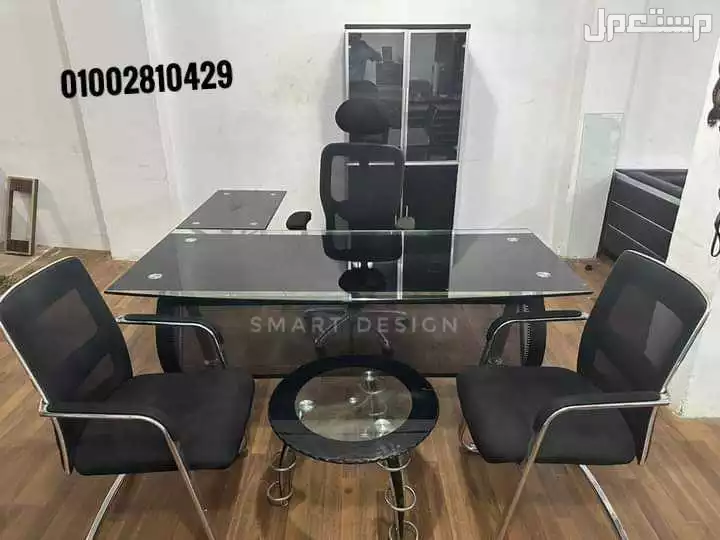 مكتب مدير خشب mdf اكريلك متاح تنفيذ جميع الالوان والمقاسات والأشكال