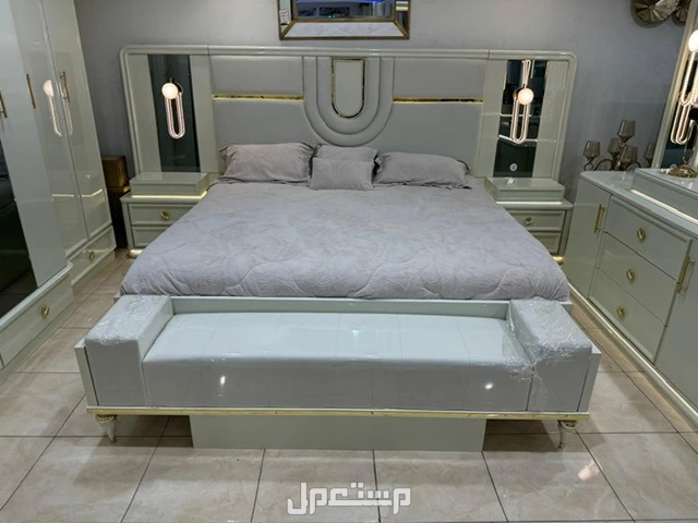 غرفة نوم راقية بتصميم حديث في الرياض غرفة نوم راقية بتصميم حديث