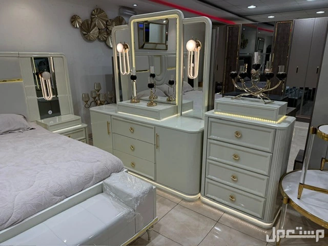 غرفة نوم راقية بتصميم حديث في الرياض غرفة نوم راقية بتصميم حديث