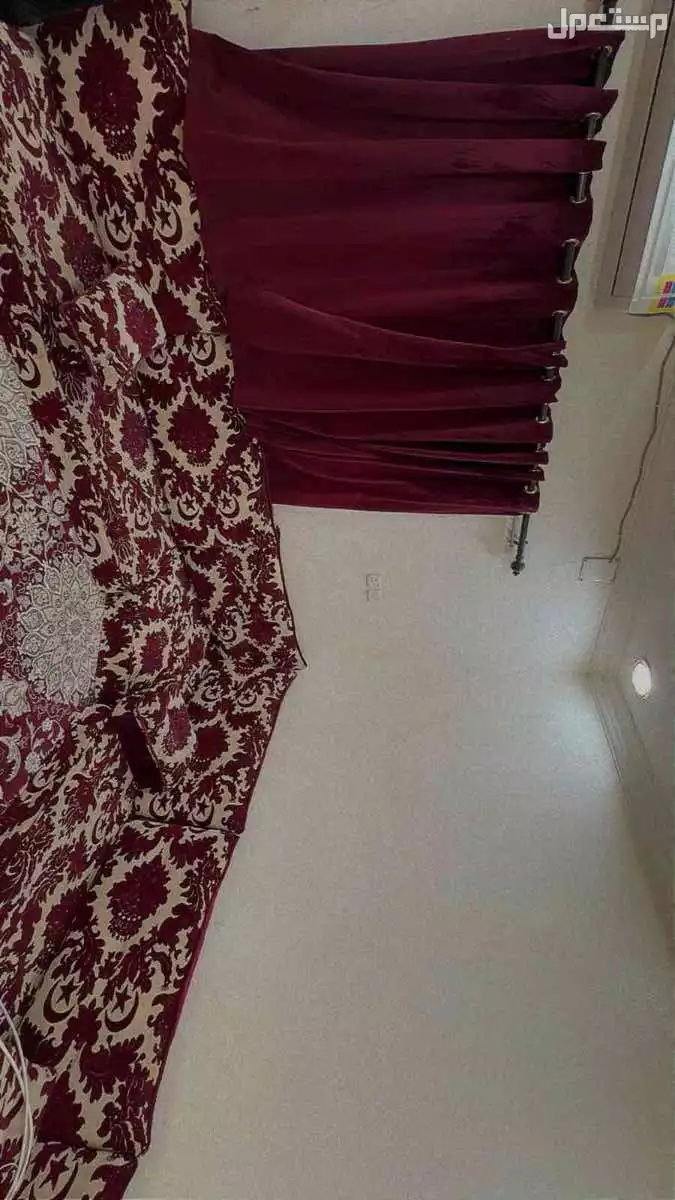 كنب صاله وستارتين وكنب مشب وستارتين