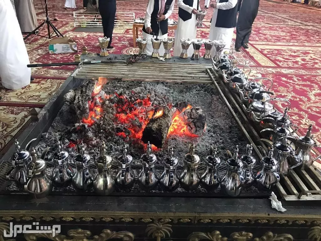 ابو تالين القهوجي لعمل القهوة  في بيشة بسعر 1 ريال سعودي