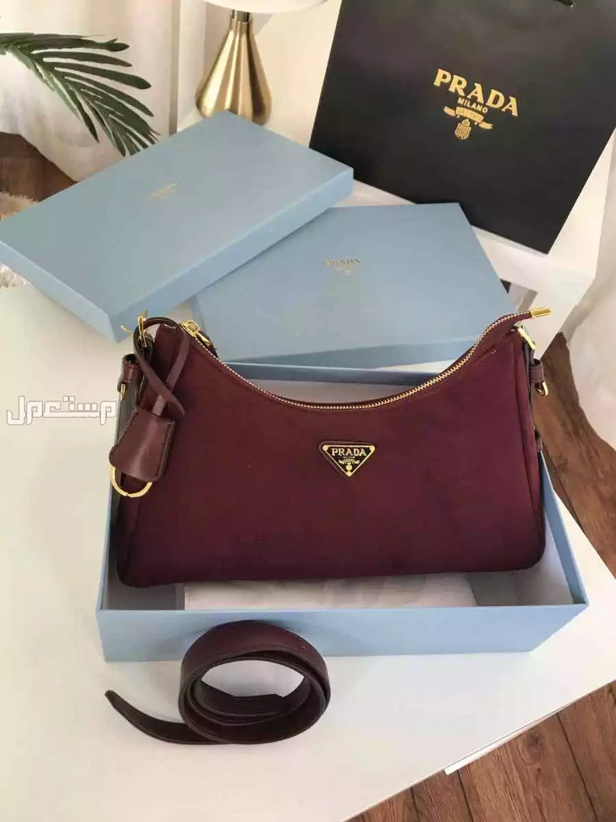 شنط ماركة برادا ماستر كوالتي حجمين مع البكس
