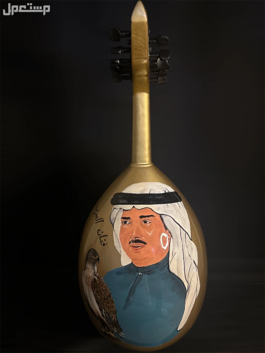 عود موسيقي رسم ابداعي عود محمد عبده فنان العرب جديد للبيع