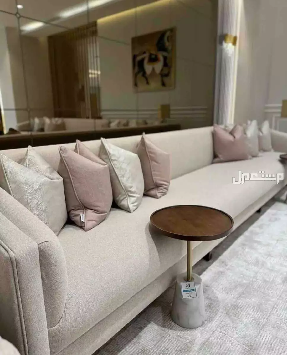 مجلس تفصيل حسب الطلب | خشب قوي | سفنج فاخر | تصميم أنيق في الرياض بسعر 280 ريال سعودي
