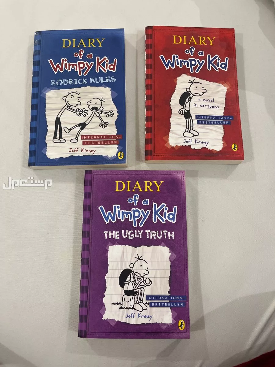 كتب diary of a wimpy kid بحاله جيده جدا (مذكرات طالب) في جدة بسعر 49;19 ريال سعودي
