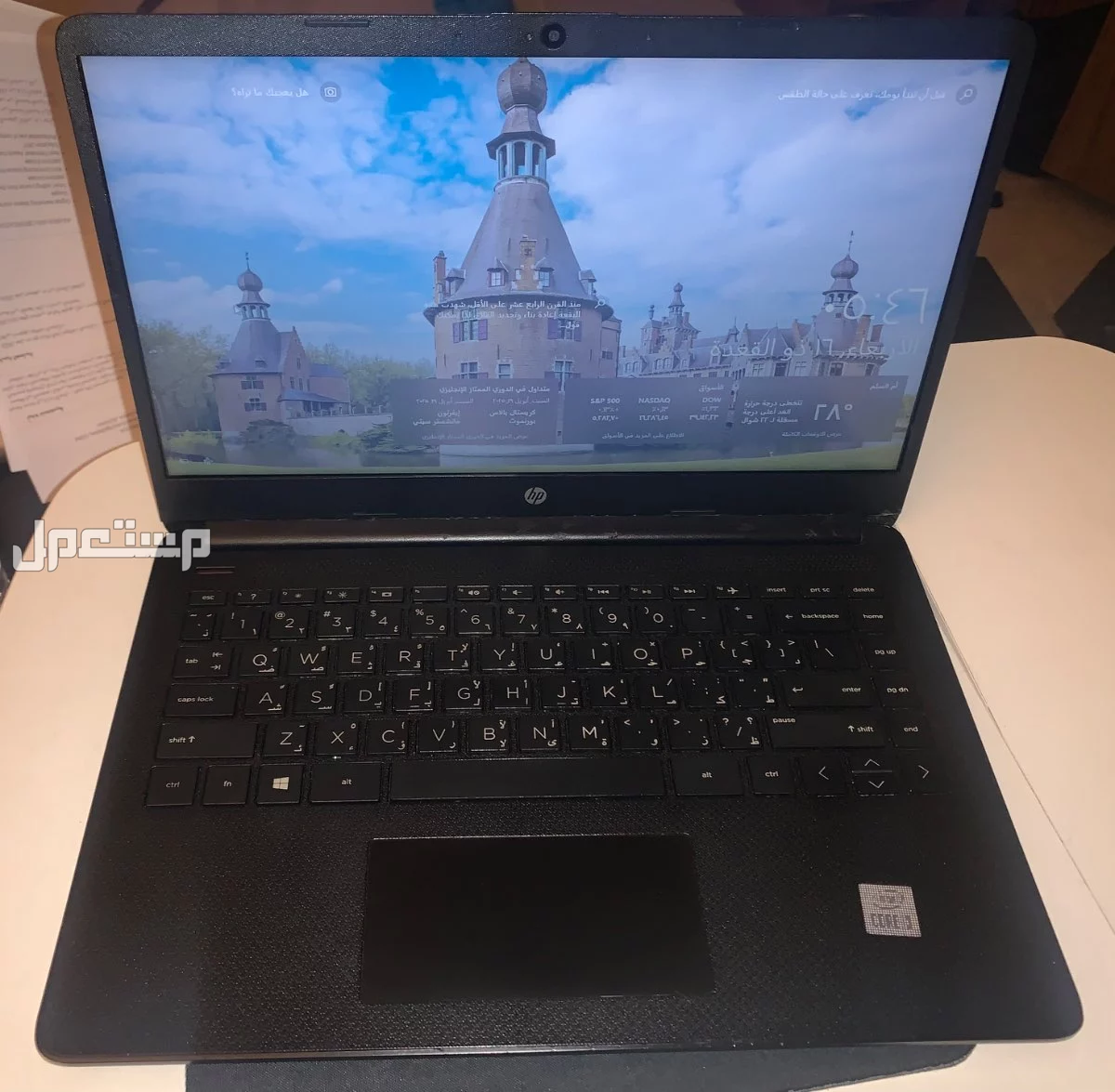 لابتوب hp مستعمل بنظافه للبيع مستعجل